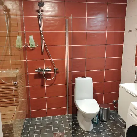 Riverside Lux With 2 Bedrooms, Car Park Garage And Sauna